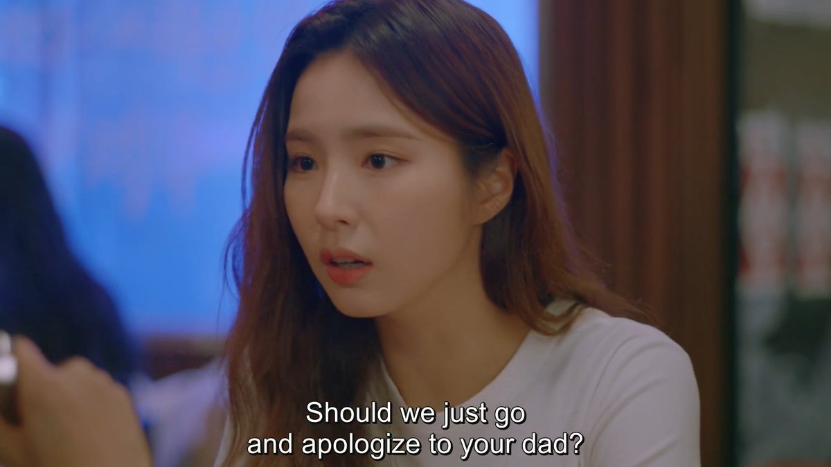 She can apologize for the sake of harmony. That's another downside to her personality that Seongyeom sees.