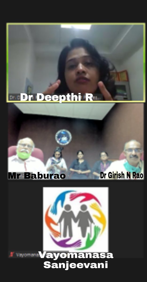 Aadar_Dementia Science Program_NIMHANS (@budi_nimhans) on Twitter photo Our Community Champion Mr.Babu Rao sharing his perception on "Successful Aging" during the 13th Vayomanasa Sanjeevani webinar on 01.02.2021.
youtu.be/xbKpRWTKkbI #KeepingMemoriesAlive
<a href="/DBTIndia/">Department of Biotechnology</a> <a href="/alladi_suvarna/">Suvarna Alladi</a> <a href="/mheduNIMHANS/">NIMHANS MHE</a> <a href="/apaplikar/">Avanthi Paplikar</a> <a href="/nimhansepigiri/">Girish Rao</a> <a href="/vayomanasa/">VayoManasa Sanjeevani</a> <a href="/Chirag_BSK/">Keerthana BS</a> Our Community Champion Mr.Babu Rao sharing his perception on "Successful Aging" during the 13th Vayomanasa Sanjeevani webinar on 01.02.2021.
youtu.be/xbKpRWTKkbI #KeepingMemoriesAlive
<a href="/DBTIndia/">Department of Biotechnology</a> <a href="/alladi_suvarna/">Suvarna Alladi</a> <a href="/mheduNIMHANS/">NIMHANS MHE</a> <a href="/apaplikar/">Avanthi Paplikar</a> <a href="/nimhansepigiri/">Girish Rao</a> <a href="/vayomanasa/">VayoManasa Sanjeevani</a> <a href="/Chirag_BSK/">Keerthana BS</a>