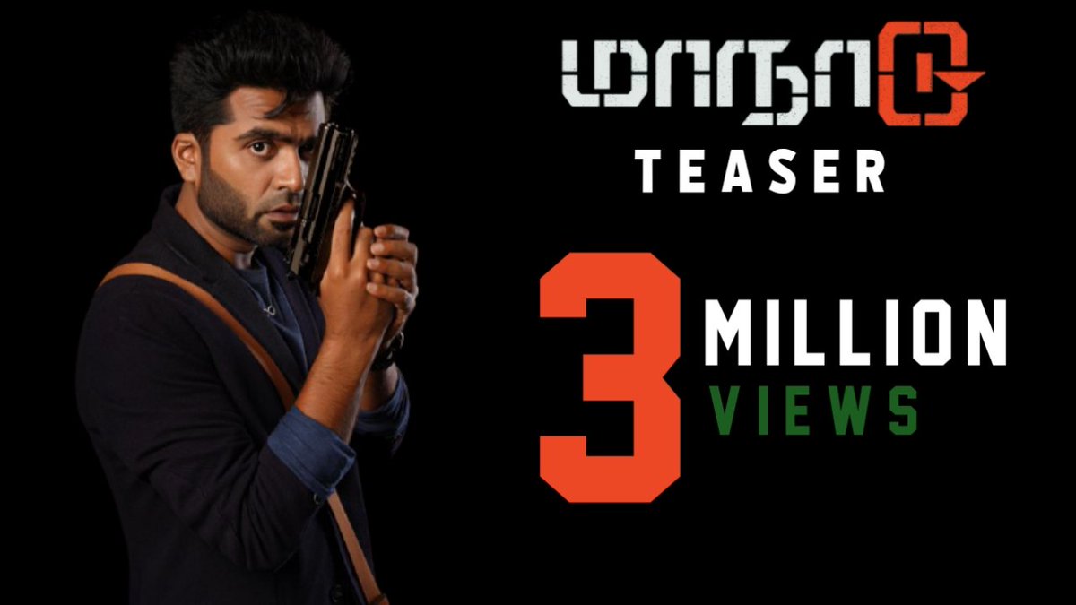natzSTR's tweet photo. 3 Million Views For #MaanaaduTeaser
Link https://t.co/ueepxU8olP
Watch and share the link All social media 🥰🥰🥰
#Maanaadu #RewindTeaser
#SilambarasanTR @SilambarasanTR_ https://t.co/NPamFi8hwn