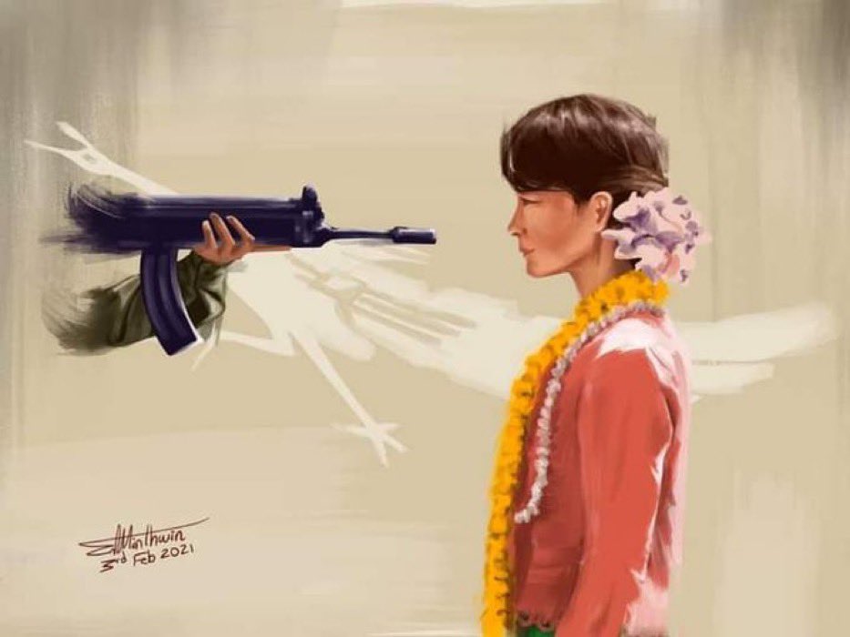 For our future, we must fight together! Let the world knows what is happening in Myanmar 🇲🇲 

#HearTheVoiceOfMyanmar 
#RespectOurVotes