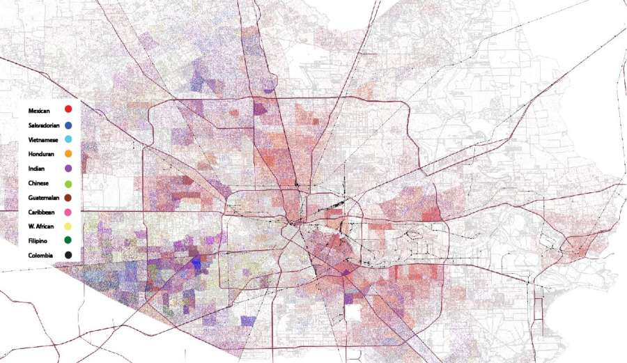 We always talk about how we’re the most diverse city in the country, but the Houston Arrow is not that diverse in national origin.