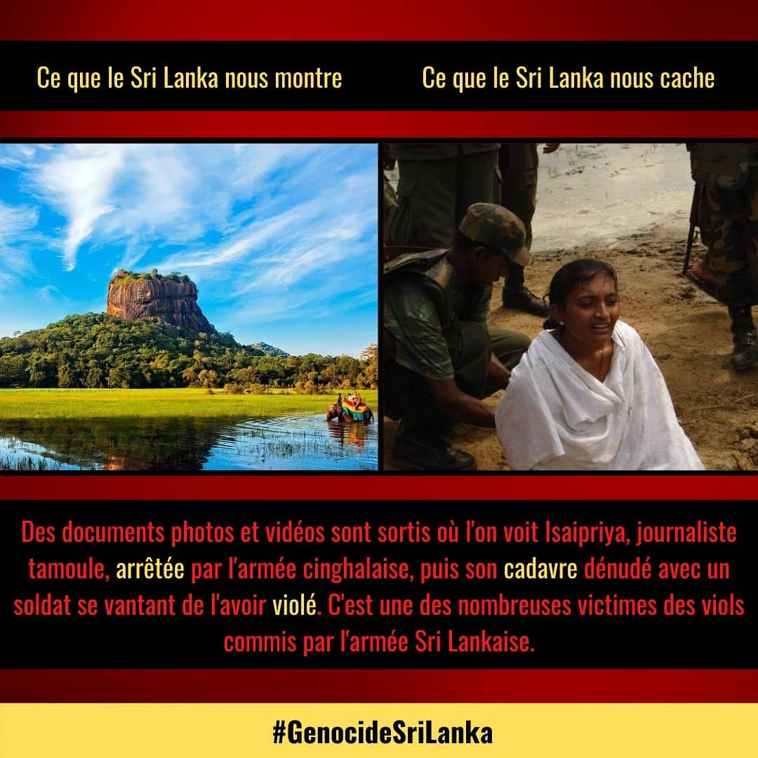 Le vrai visage du Sri Lanka !! #GenocideSriLanka #NotMyIndependance