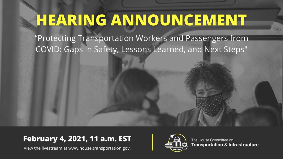 TransportDems's tweet image. Science saves lives. That’s why our Committee’s hearing on “Protecting Transportation Workers and Passengers from COVID: Gaps in Safety, Lessons Learned, and Next Steps,” is about taking a closer look at the #ScientificSolutions the U.S. can implement to beat #COVID19.