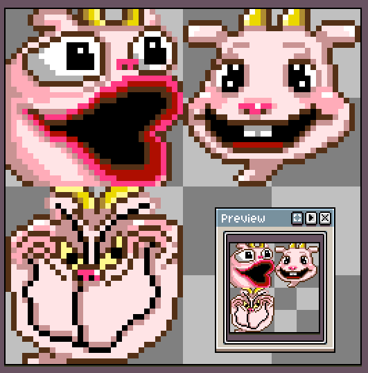 hunterahackett's tweet image. Emote crafting w/ @AnisiBaigude

We're making #emotes for #Discord 

Come :pog_goat: and join: discord.gg/vweVRmh

#pixelart  #gamedev #WIP #aseprite  #ドット絵 #픽셀아트  #GoatStory