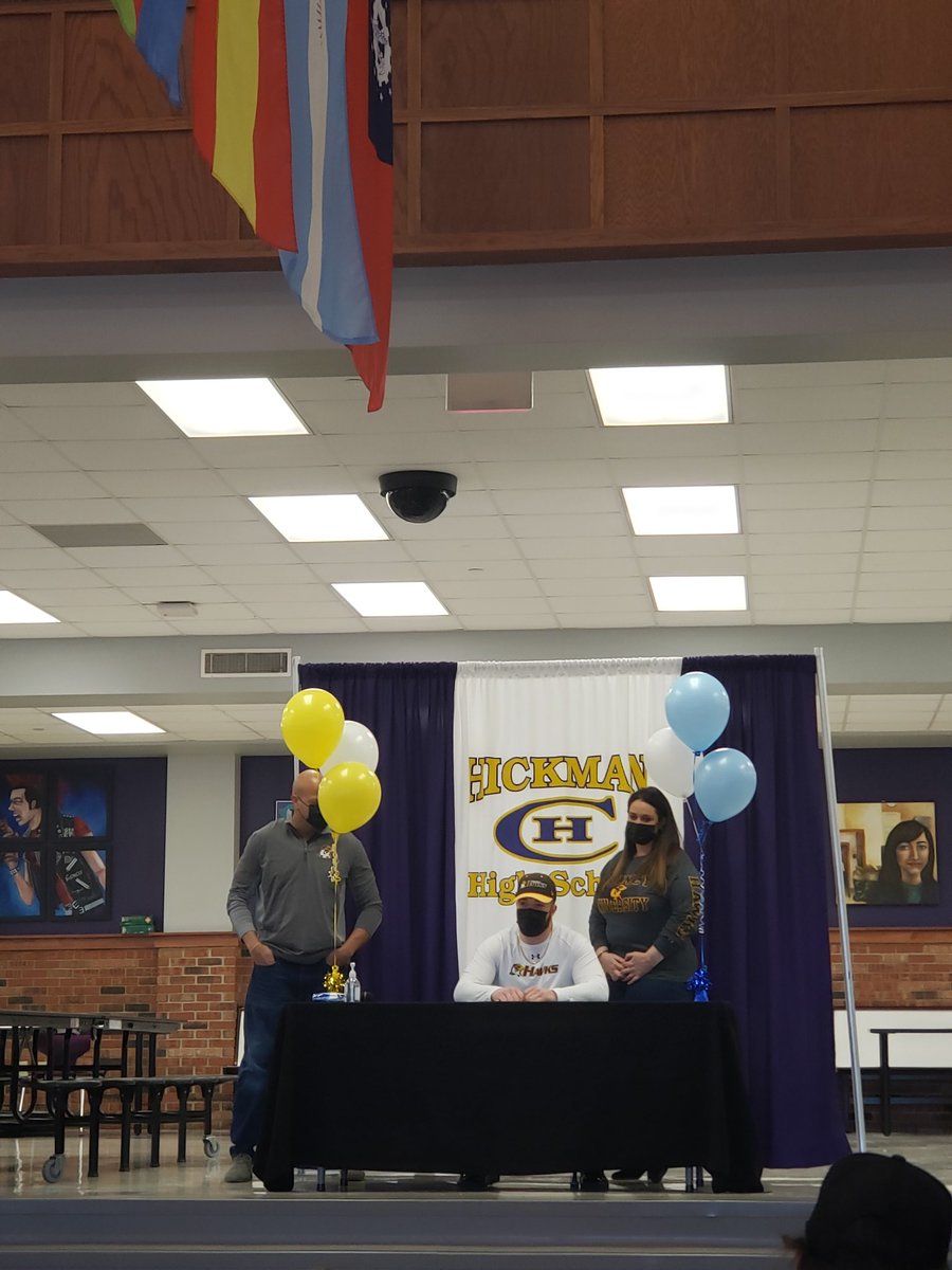 Kewpiefootball's tweet photo. Congratulations to @adison_hill24 on signing a NLI to play for @QUFootball Continue to grind young man. #OnceAKewpieAlwaysAKewpie #LongPurpleLine https://t.co/Xpnj4b8w3e