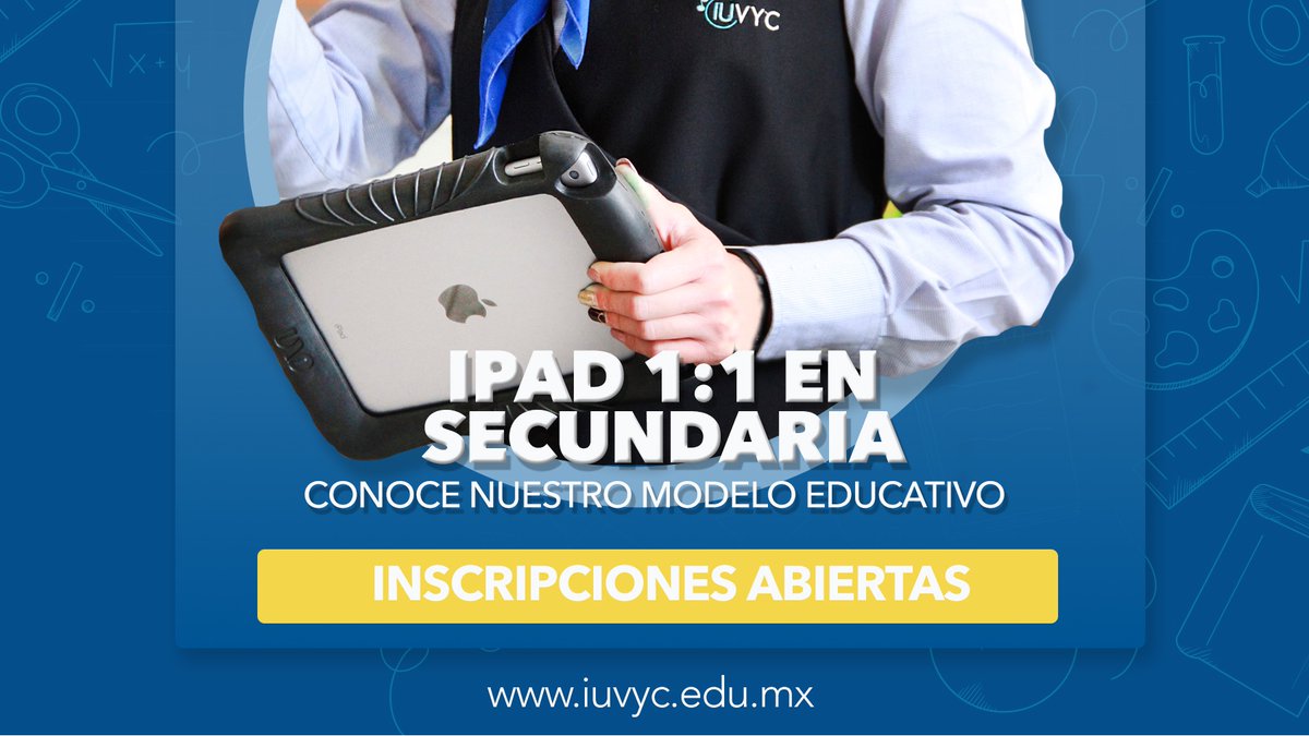 IUVYC's tweet photo. ¡En IUVYC estamos preparados para una era digital!
Nuestro ambiente educativo ha sido mejorado con herramientas digitales para cada alumno de secundaria. Logrando un desarrollo educativo evolutivo  #YoElijoIUVYC #InscripcionesAbiertas #CicloEscolar https://t.co/Ii9Mxe7Rhx