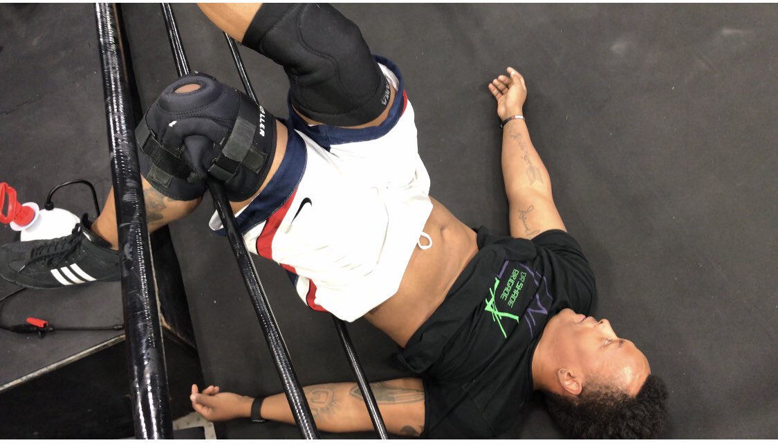 LamaeLita's tweet photo. Thank you @VersusProStudio #dashade and #realdealmanofsteel for today. #gettinready #traininghard #firstmatch #February2021 #imserious 
@dncnlouie #RJHernandez #DestinationSix #letsdothis 💥
#prowrestling #prowrestler https://t.co/CndHdbrX0c