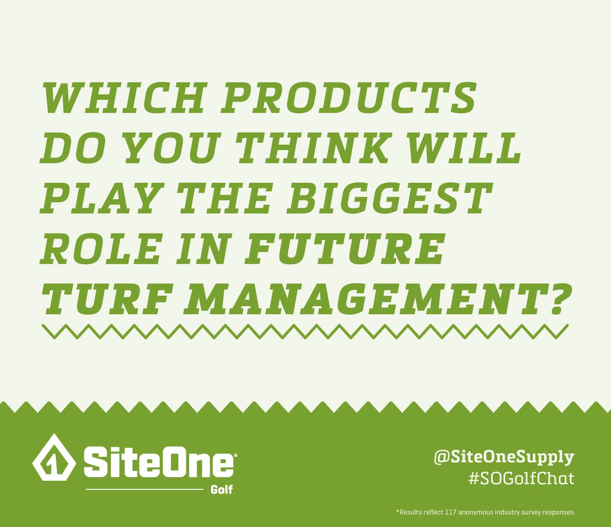 SiteOneSupply's tweet photo. Which products or product categories do you want to learn more about during a future #SOGolfChat? https://t.co/HtNQlofjNn