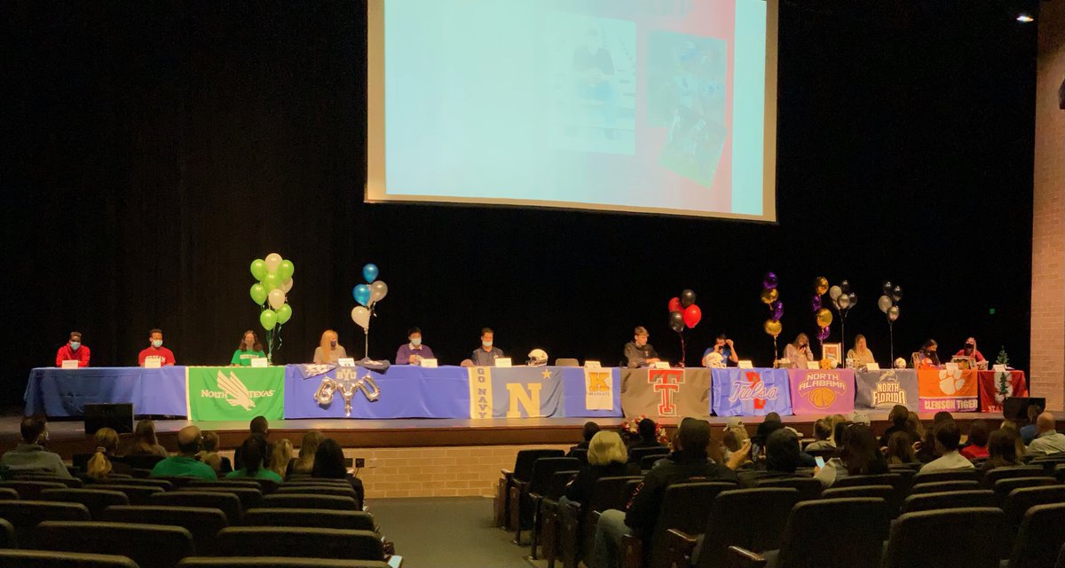 BearkatFB's tweet photo. Congratulations to our student athletes that signed their NLI’s! Your perseverance to compete in your sport and move on to the next level while furthering your education during this global pandemic is beyond impressive.  We will be your biggest fans #onceabearkatalwaysabearkat https://t.co/JtrrUQr4aq