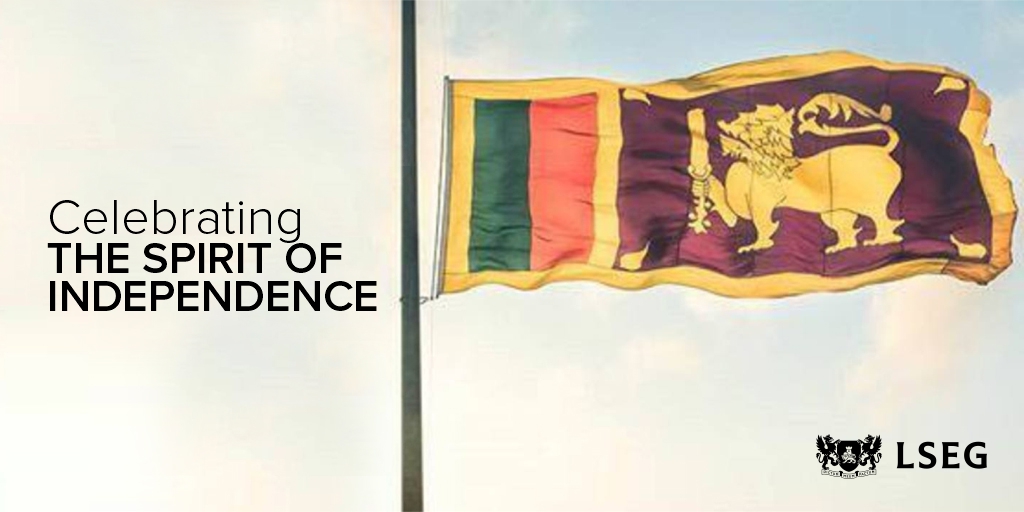 LSEGTechnology's tweet photo. Celebrating the spirit of #independence. Let us move forward as one for the betterment of our island nation, today and always.

#SLIndependence #LKA #IslandNation https://t.co/tQX1FBkYwl