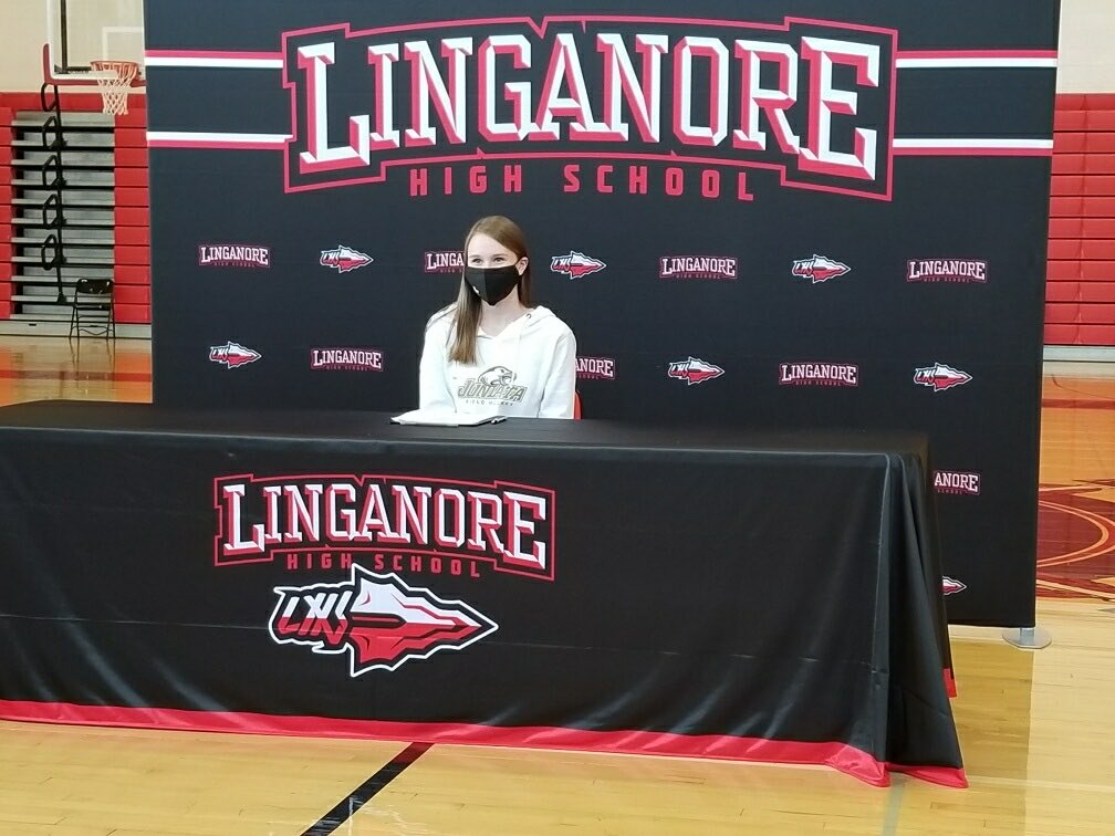 LinganoreFH's tweet photo. Congratulations to @Sierra__53 for her commitment to play field hockey at @JCFieldHockey! We are very proud of you! https://t.co/C38yrN9OVe