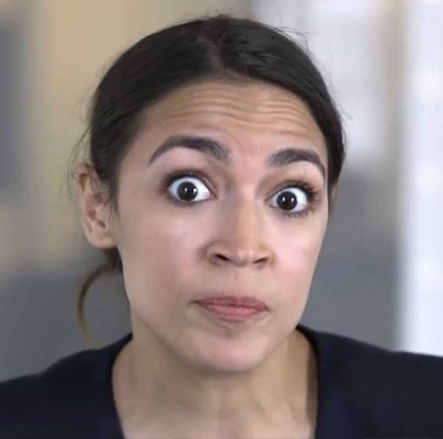 DineshDSouza's tweet image. If you watch today’s podcast segment on AOC and my interview with @mtgreenee, you can easily see that one of them—Greene—is intelligent and stable and the other—AOC—is a kook living in a land of make-believe. If anyone should be tossed off her committees, it’s batsh*t crazy AOC