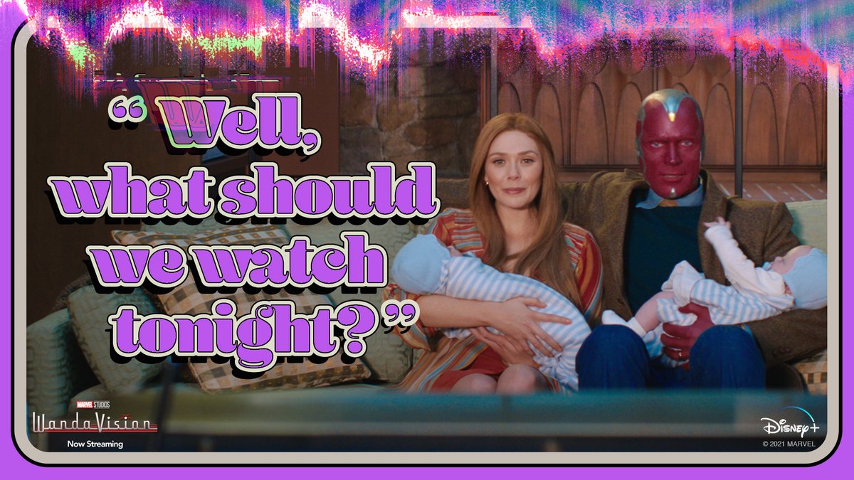 Marvel Entertainment On Twitter Q What Should We Watch Tonight A Marvel Studios Wandavision New Episode Streaming Tomorrow On Disneyplus