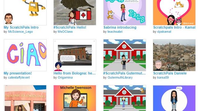 Fantastic "Getting Started" week in <a href="/scratchpals/">ScratchPals</a> #MakingConnections! 34 teachers in 11 countries, so many ways to meet each other: 1) <a href="/padlet/">Padlet</a> world map, 2) <a href="/scratch/">Scratch Team</a> projects in #ScratchPals Teacher studio, &amp; 3) time-zone-friendly video calls! #GlobalEd #CSforAll #DigCit #SDGs