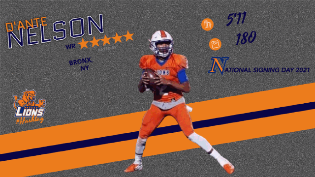 coachkou's tweet photo. @DanteNelson16 
Welcome to the family D’Ante! Another great NYC player coming to NCC! @coachandrewkell @NCCLionsFTBL https://t.co/K2B00Qqw06