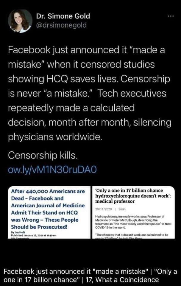 Censorship costs lives!