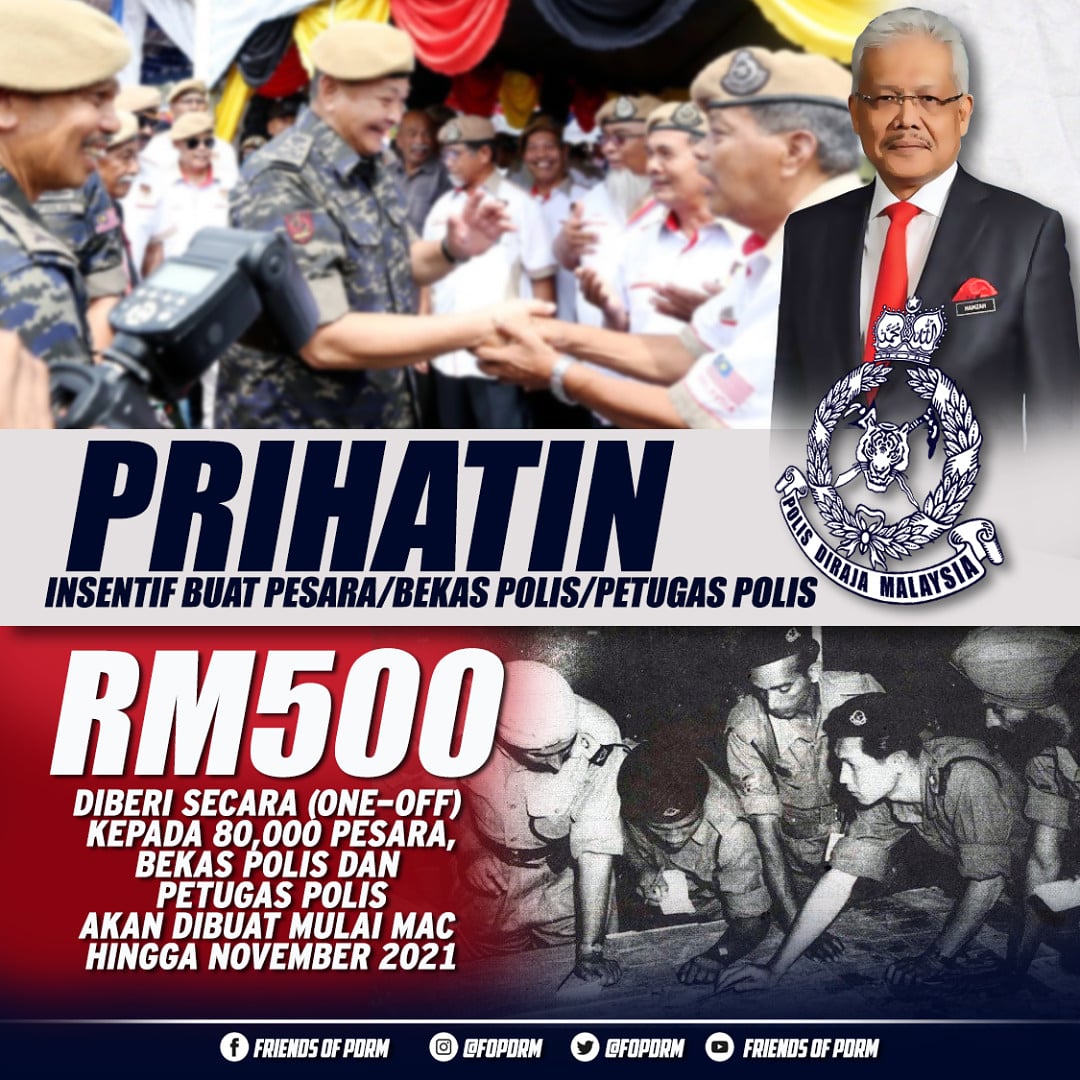 Jasa serta pengorbanan para pesara dan bekas Polis amat besar buat negara.. Terima Kasih atas khidmat bakti kepada negara. SALUTE 💪🏻 Terima Kasih DS @dhzhamzah 🌷 #ThankYouFrontliners #SaluteWiraNegara