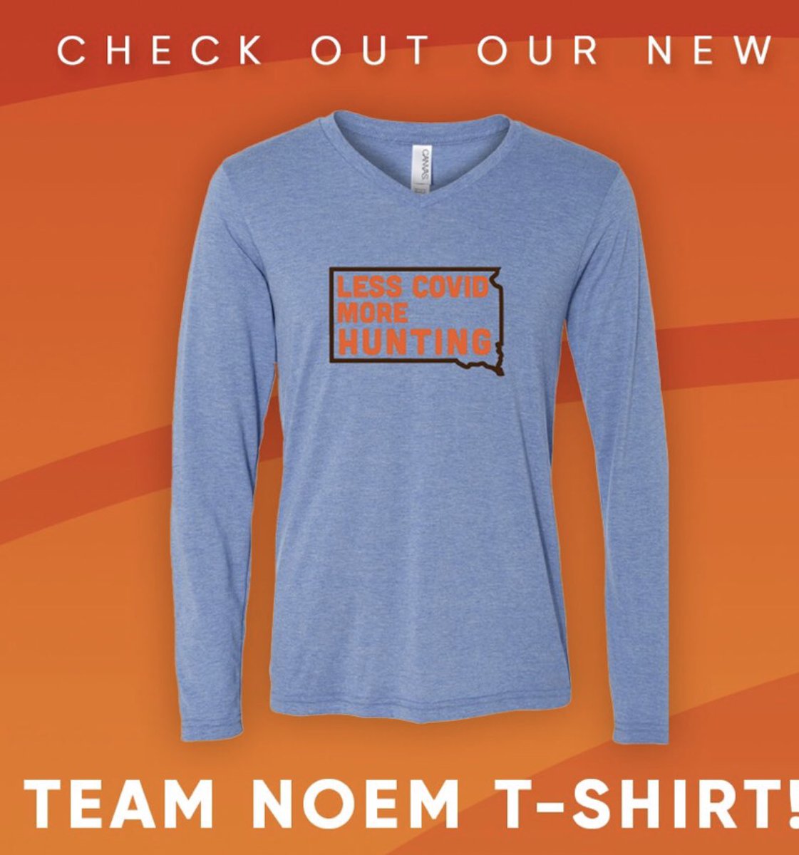 AlanSazama's tweet photo. @SamStellpflug @MDaware Have you gotten your Team Noem shirt yet?? https://t.co/cPWqG63gT7
