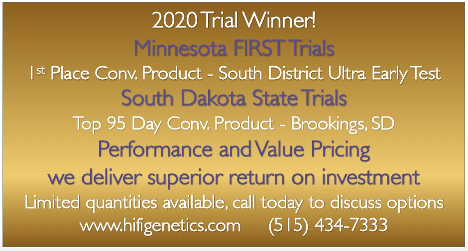 HiFiGenetics's tweet image. If you have doubts that HFG hybrids can compete.  Think again!