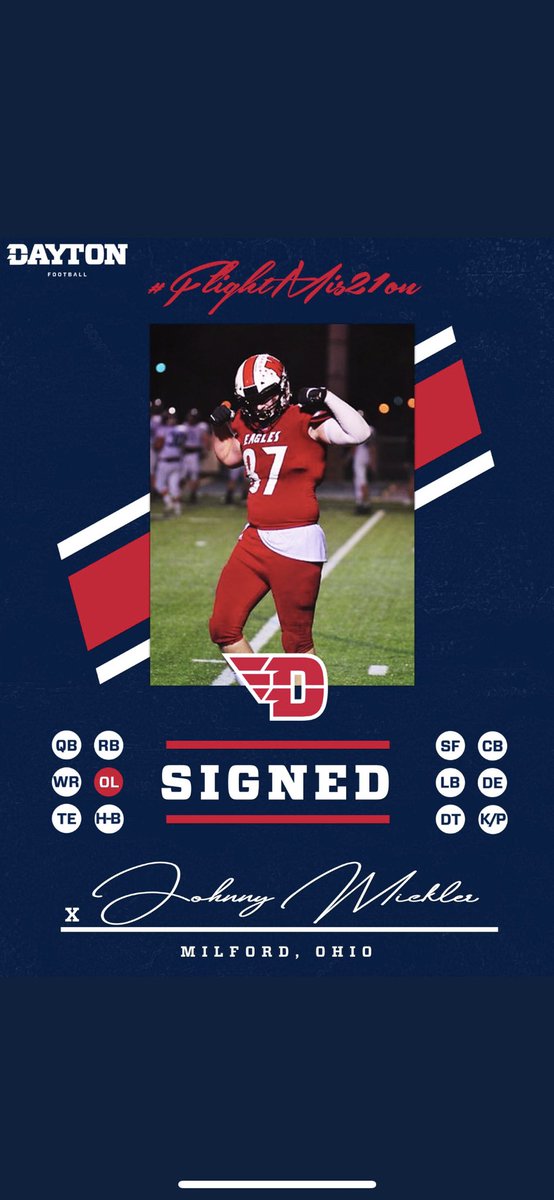 Officially a flyer💙❤️ <a href="/DaytonFootball/">Dayton Football</a>
