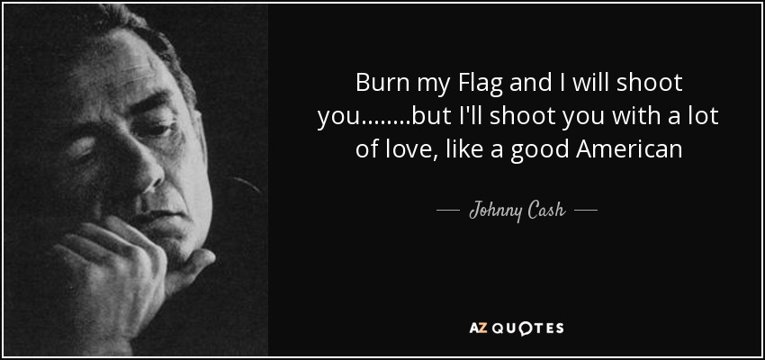 Johnny Cash always spoke from his heart and you knew exactly where he stood. He was honest, hard-working, loving, and did everything wide open. Take it or leave it. Thread below 