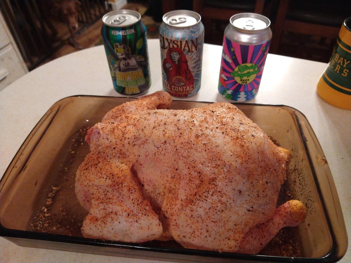 grumpykore's tweet photo. Poll: Beer Butt Tomorrow 👍
What Beer out of the 3 Let me know! Marinate Time! 🤘🔥🤘
#bbqlife @PitBossGrills #Pitbossnation #grilling #BeerChicken https://t.co/OUncmMUaKD