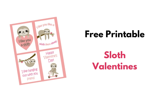 diaryofasocalma's tweet photo. Sloths may be slow but they make for adorable Valentine's Day Cards for kids! Print these for free >> https://t.co/JPjVayFyEI  #valentinesday #valentines #valentinesday2021 https://t.co/sJTxsF4Rwn