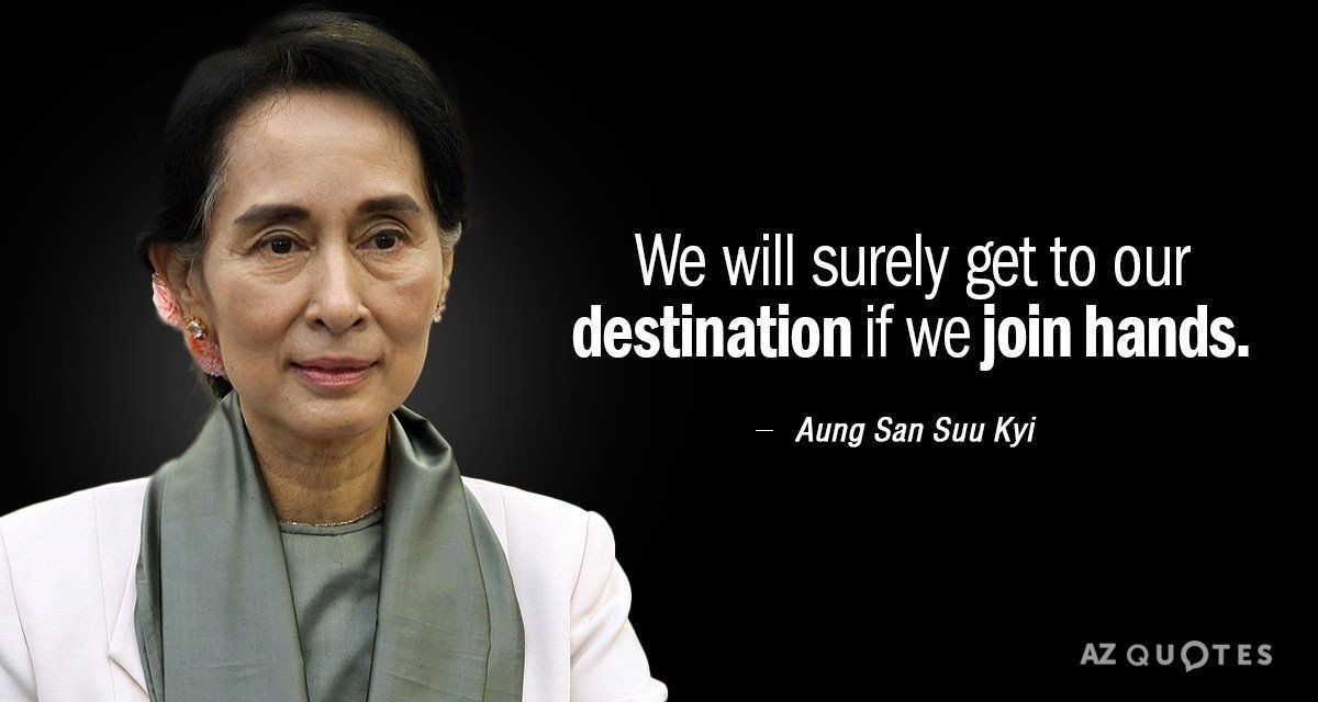 Let’s hold our hands until we reach our destination. 💪🏻

#CivilDisobedienceMovement #JusticeForMyanmar