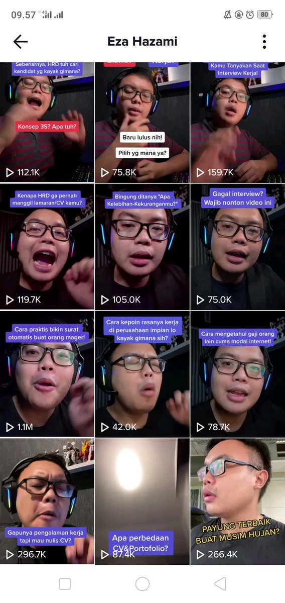 18 Eza Hazami (HR Creator) https://vt.tiktok.com/ZSoeFM8p/&nbsp;Masa iya gak masukin bang  @ezash 