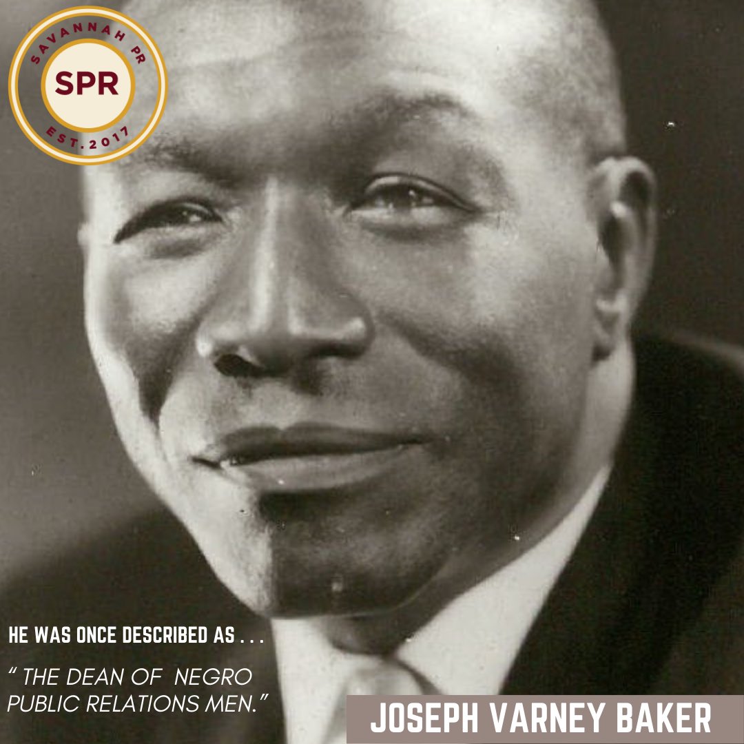 In 1934 Baker formed his own public relations firm, Joseph V. Baker Associates. His firm was the 1st black-owned PR firm in the country. 

#BlackHistoryMonth #SavannahPR #josephvarneybaker #PublicRelations #hbcugrad