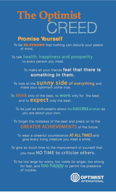 CWoodOptimists's tweet photo. Thursday February 4th 2021 is Optimist day. #cwoodoptimist #2021optimistsday https://t.co/dsQvcgBKvy