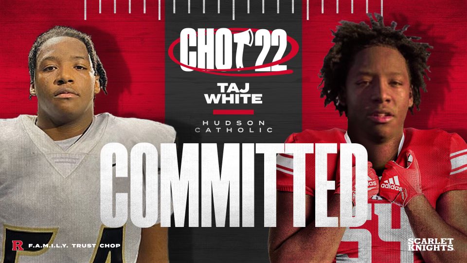 2022 3* OT Taj White Commits to Rutgers : r/CFB