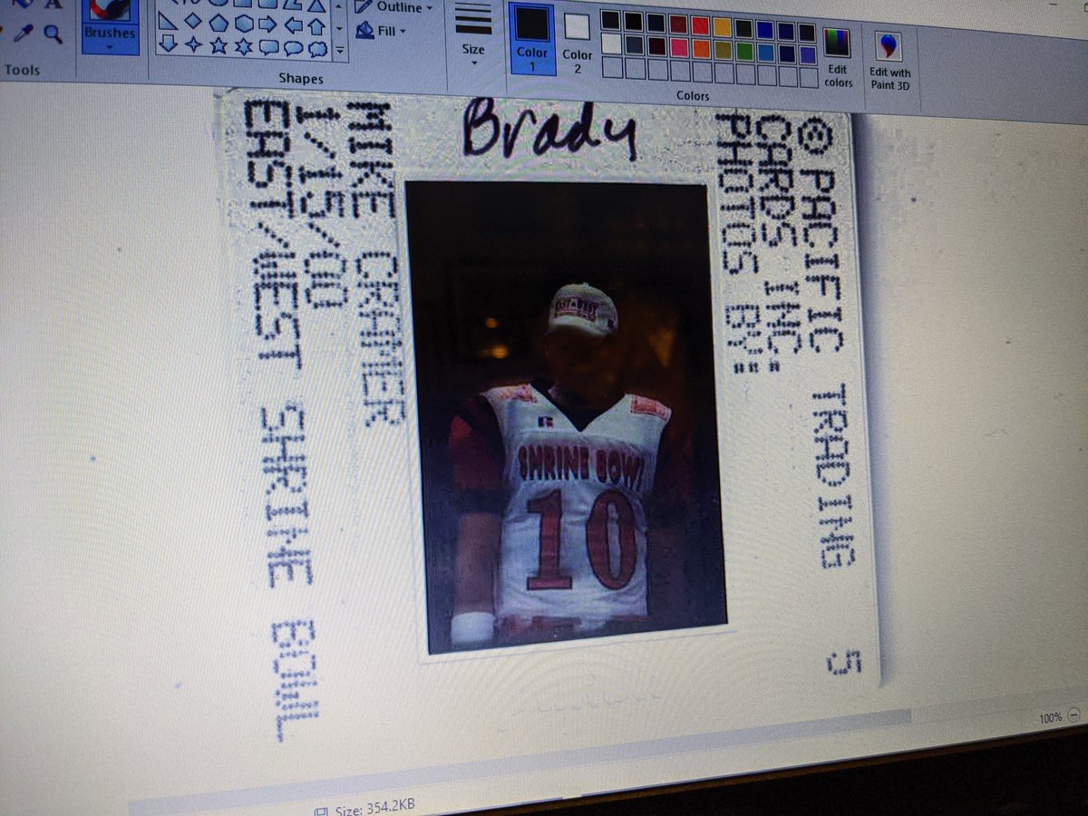 lanc_supcap3841's tweet photo. Sometimes you have to take a shot. So today I did. Got 4 rare #rookie #tombrady #michiganwolverines #newenglandpatriots #tampabaybuccanners Pacific #footballcards original slides. @WDEVRadioBrady @oriolesrise @Markhoyle4 I think this is a true one of one on each. @vegitojedi https://t.co/eEgfZI0UqS
