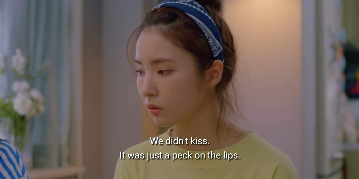 She did lie a lot in the beginning to Seongyeom. It was a way to be unfazed by his actions and personality.