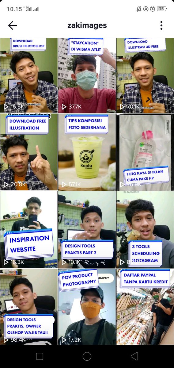 27. Zaki Images (konten editing dan product photography)  https://vt.tiktok.com/ZSoe6qaw/&nbsp;