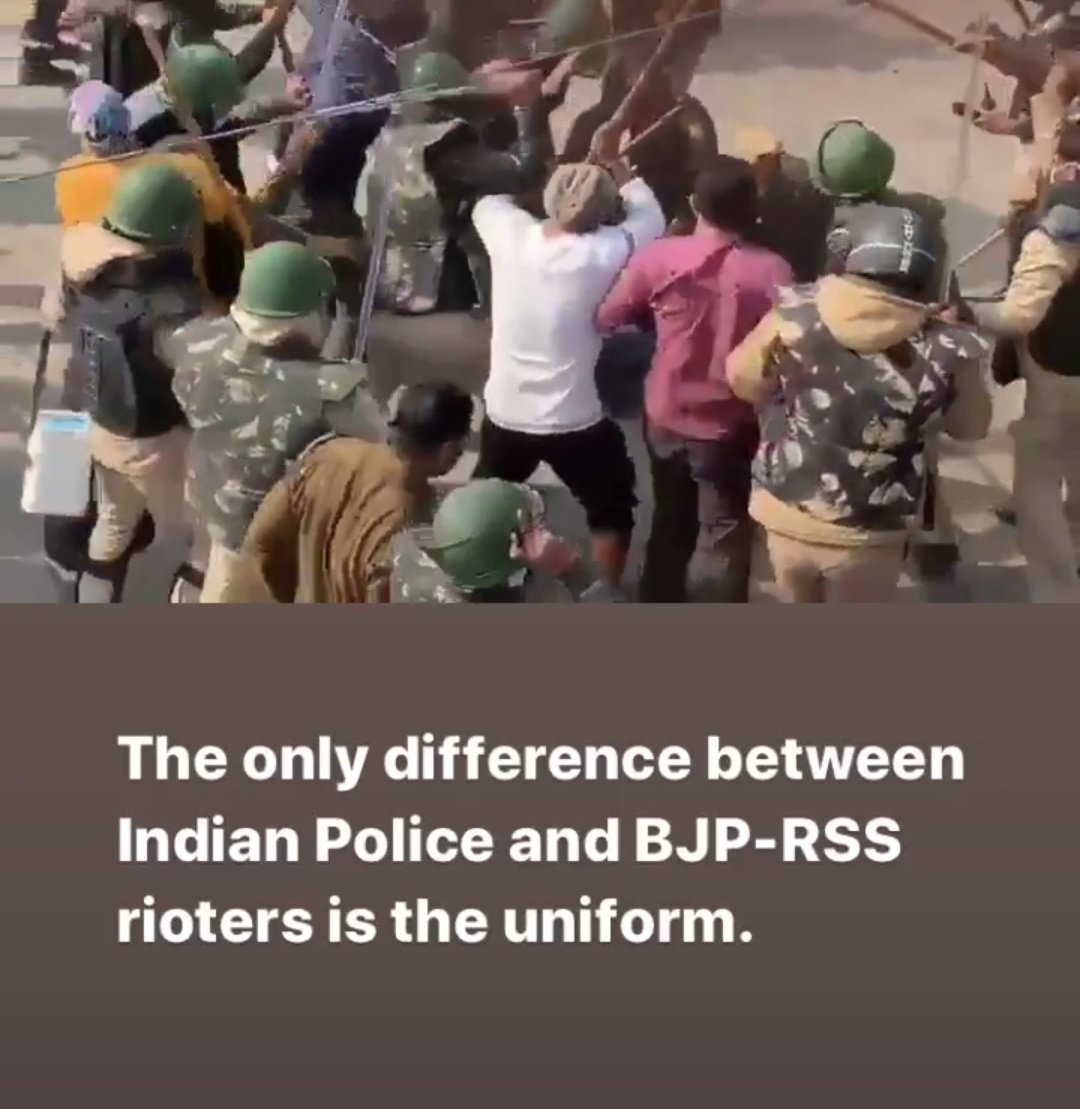 kaurgillv's tweet photo. @ImmortalTech This is what the police have done to those that are defending women and seniors that are protesting. Delhi police have been bringing in govt party workers to attack the farmers. The young man bleeding from his head doesn't own land, he was there just to support
#FarmersProtest https://t.co/vWpfhPzPSP
