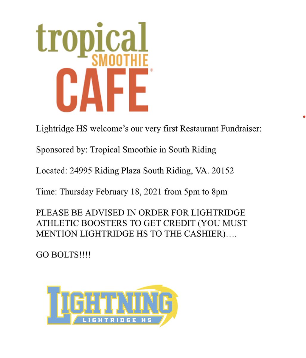 Check out our first ⚡️restaurant fundraiser!
