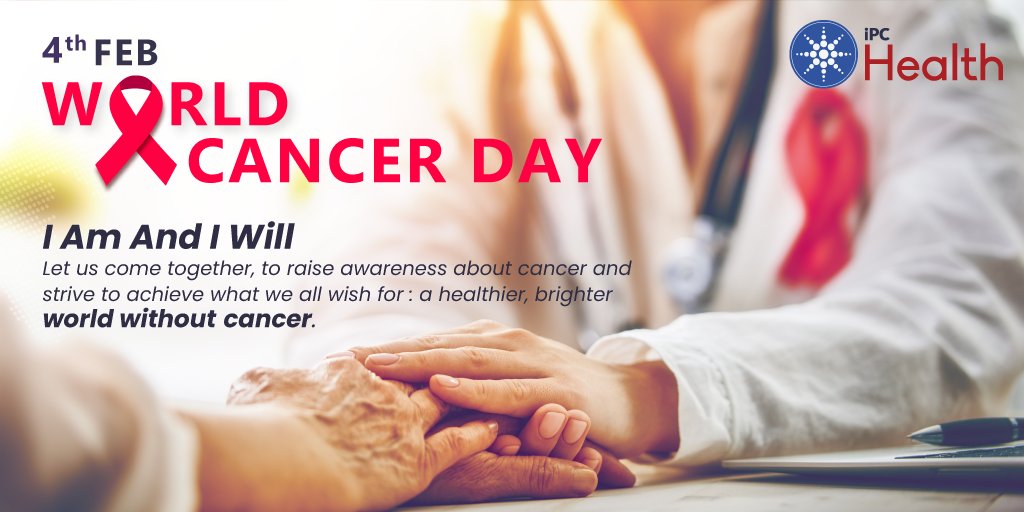 Impelsys's tweet photo. This #worldcancerday2021, let's come together to spread awareness and knowledge about #CANCER &amp; fight to move to a world free of CANCER. #IAmAndIwill

#WorldCancerDay2020 #iPCHealth #iPCScholar #CANCERAwareness #worldcancerday #Impelsys https://t.co/IyBO1qCp3h