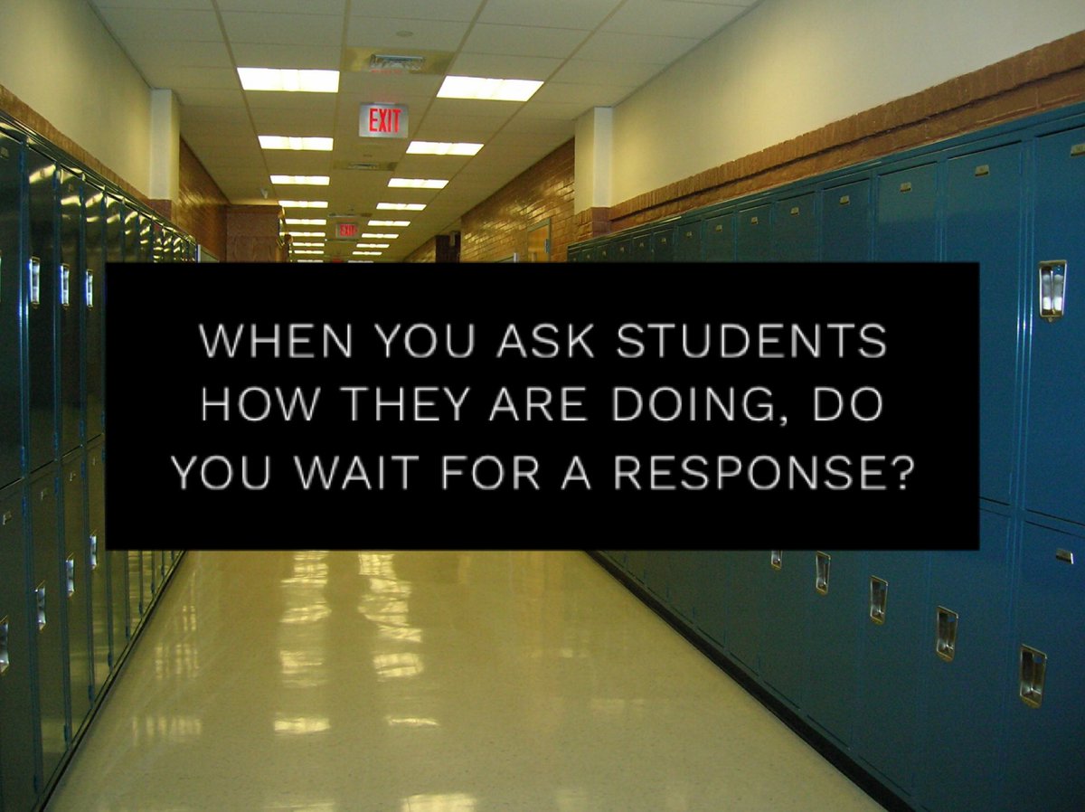 How often do we really listen and hear the responses of our students? 

What would happen if we made a better effort to really listen?

#AcademicTwitter #AuthenticEDU #studentvoice #txpvi #edthink #teaching #principalsinaction #principalLife #fitleaders