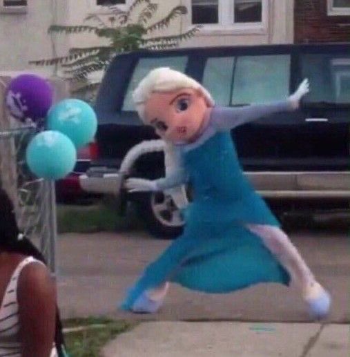 SoothingGrub's tweet photo. My new aesthetic is poorly made Elsa costumes https://t.co/XumssUrT2F