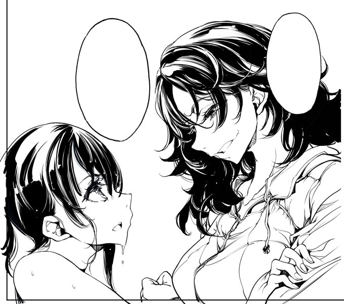 ペン入れ、キャラの表情を見せるのが漫画の仕事だよなあとか 