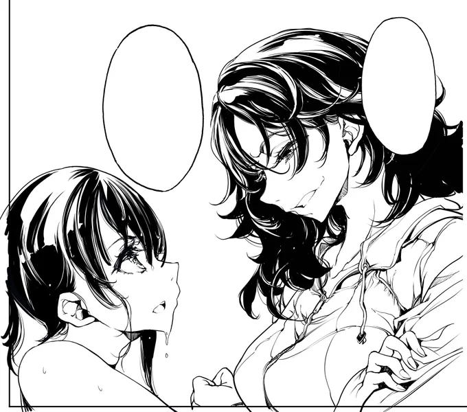 ペン入れ、キャラの表情を見せるのが漫画の仕事だよなあとか 