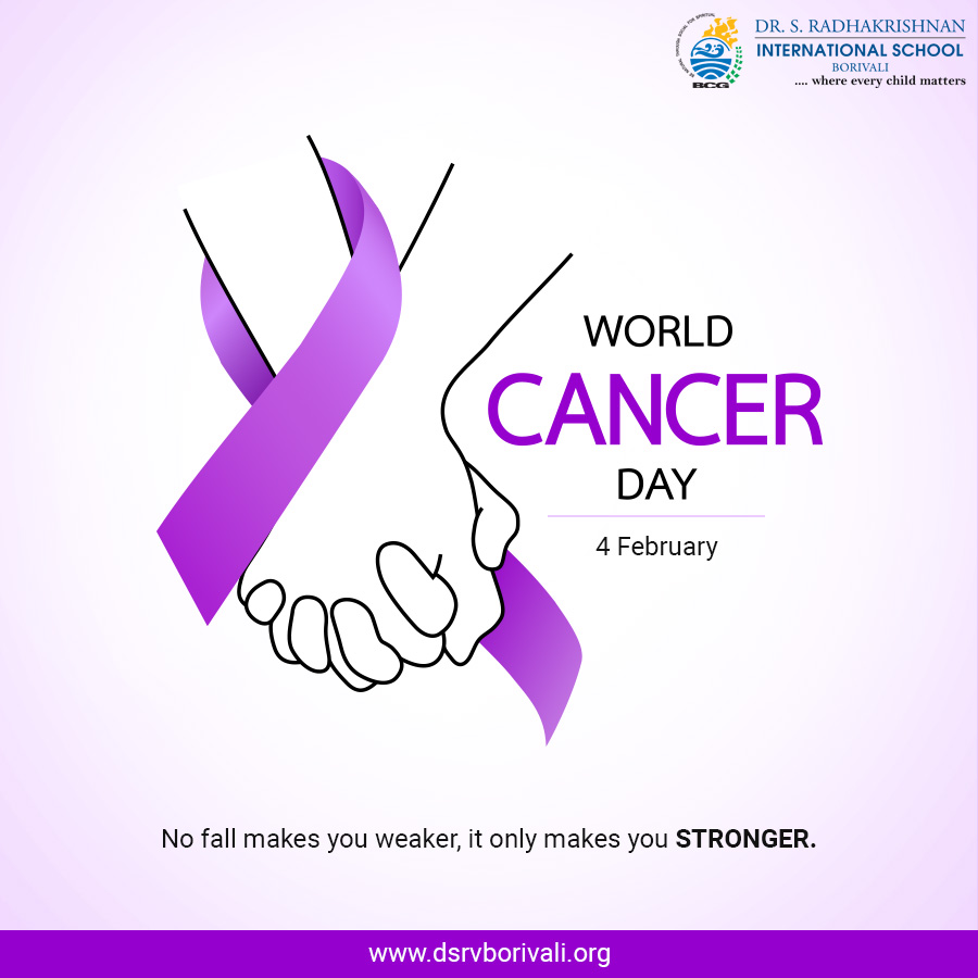 DSRBorivali's tweet photo. World Cancer Day is an international day marked on February 4 to raise awareness of cancer and to encourage its prevention, detection, and treatment. 

#WorldCancerDay https://t.co/fMGIJTrTFH