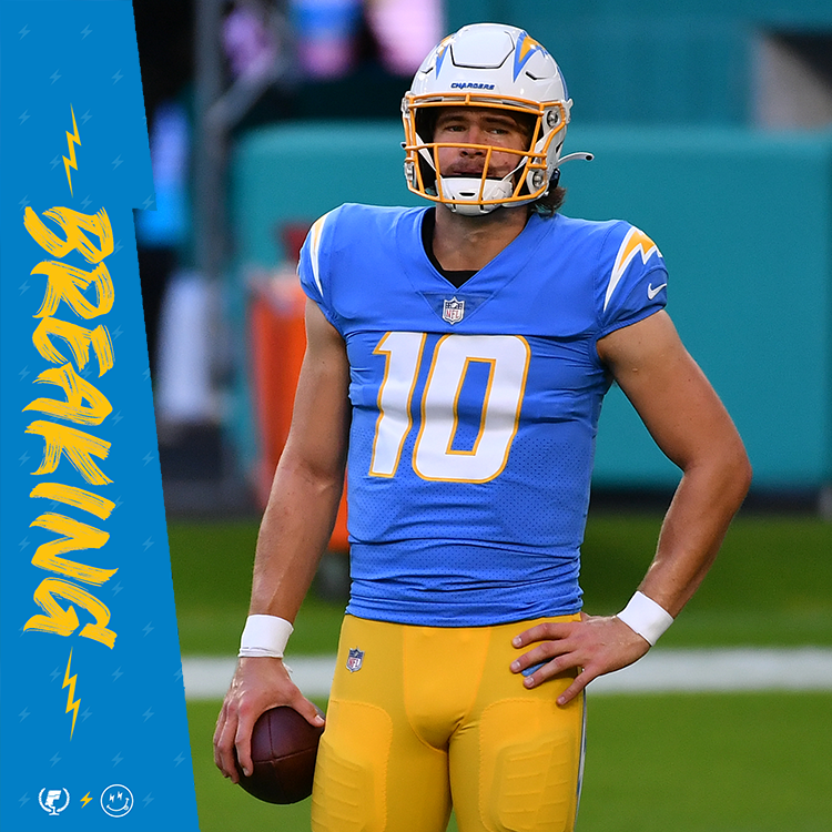 WashingtonTFGO's tweet photo. The Chargers have traded Justin Herbert to the Buccaneers in exchange for two first round picks! https://t.co/mOOkdfqAuU
