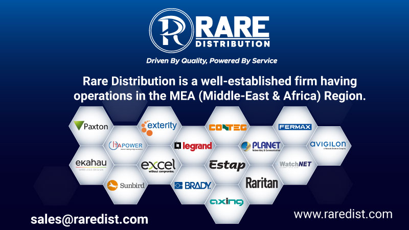 RareDist's tweet image. Rare Distribution   deal with the chosen major premium brands like #excelnetworking #legrand #brady #fermax #estap #ekahau #exterity #planet #paxton #raritan #sunbird #itapower #axing #watchnet #Avigilon