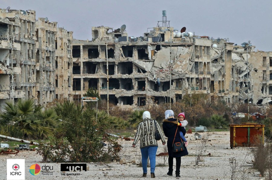 ICRC_uk's tweet photo. What happens when fighting breaks out in a city? How does conflict affect the people who live there?
 
Join @UCL @DPU and @ICRC to discuss conflict and urbanism in Aleppo, Syria. 

Apply here to take part in the workshop (deadline 5 Feb): https://t.co/gc5poZVOqz https://t.co/Waq5h1BFI6