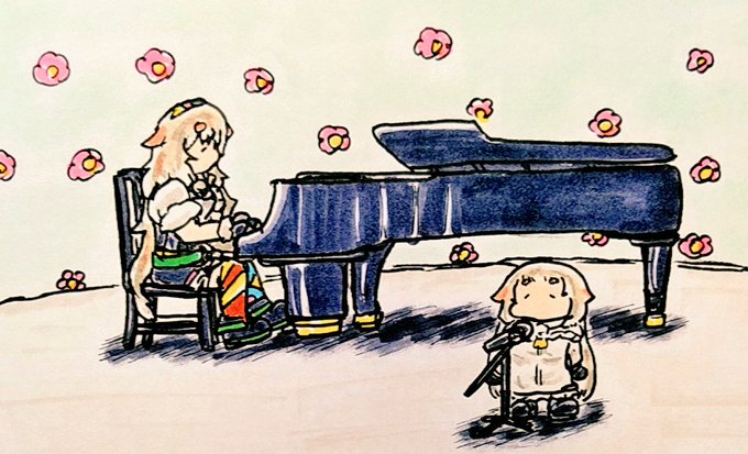 「複数の女性 ピアノ」のTwitter画像/イラスト(古い順)