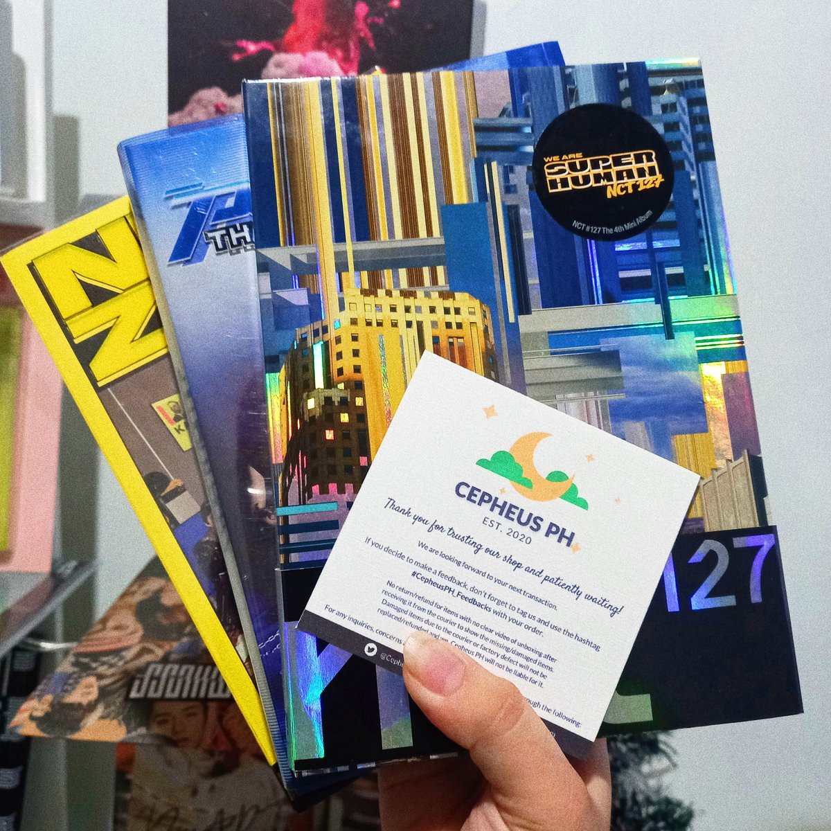 yayiiiii02's tweet image. #CepheusPH_Feedbacks

They finally arrived! My 127 Albums Collection is finally complete! Thank you @CepheusPH for the budol HAHAHA 💚