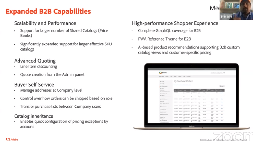 logzhere's tweet image. B2B feature enhancements to come with #Magento 2.4.2.

#B2B #B2Bcommerce #Magentocommerce #MM21IN
