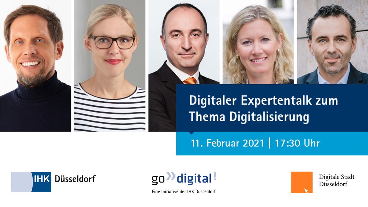 Wie können sich Unternehmen mit Hilfe der #Digitalisierung fit für die Zukunft machen und welche Rolle spielt die Politik dabei? Diskutieren Sie diese und weitere Fragen am 11. Februar live mit unseren Experten!
💻👉 youtu.be/lW4XJZ8FXQU 
#Digitalwoche #GeimsamDigital